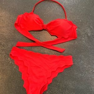 Cupshe Red Bikini